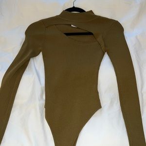 Olive green princess Polly bodysuit